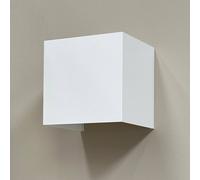 Dyberg Larsen Aplique de pared LED Venus, blanco, ancho 10 cm EC:EPREL:2053823
