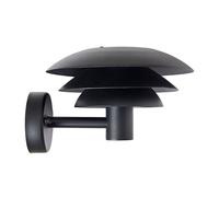 Dyberg LARSEN DL20 Outdoor pared negro Ø 20cm