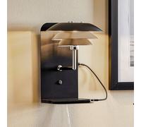 Dyberg Larsen DL20 USB Shelf aplique, negro