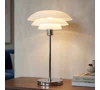 Dyberg Larsen DL31 lámpara de mesa vidrio cromo