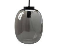 Dyberg Larsen DL39 colgante Ø 25cm gris humo/negro