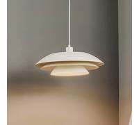 Dyberg Larsen DL45 lámpara colgante metal blanco