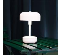 Dyberg Larsen Haipot lámpara de mesa LED batería recargable blanco True