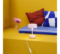 Dyberg Larsen Lámpara de mesa Haipot, IP20, rosa