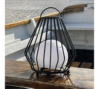 Dyberg Larsen Lámpara de mesa LED recargable Evesham, altura 23 cm