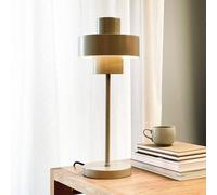 Dyberg Larsen lámpara de mesa Stoke, gris, altura 49,5 cm