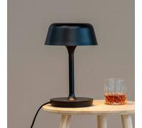 Dyberg Larsen Lámpara de mesa Valencia, negra, altura 30 cm True