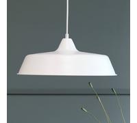 Dyberg Larsen Raw lámpara colgante, blanco