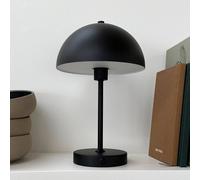 Dyberg Larsen Stockholm lámpara de mesa recargable, negra