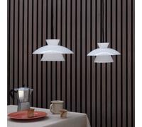 Dyberg LARSEN Valby lámpara colgante de cristal, Ø 20cm