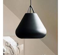 Dyberg Larsen Volta lámpara colgante, negro, Ø 26 cm, metal