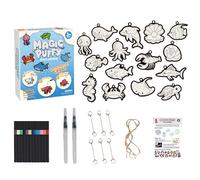 Dybnuhoc 3D Foam Texture Painting Kit, Creative Paint Art Set for Kids & Adults, DIY Textured Painting Tools for Art Class School Home Decor Party Craft Project Activity Fun 28x1.18 inches