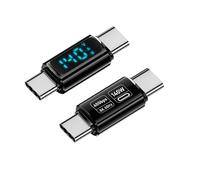 Dybnuhoc Adaptador USB C hembra a hembra, adaptador de extensión de pantalla digital tipo C, tipo C con transferencia de datos de alta velocidad de 40 Gbps, paso de video de 8K a 60 Hz, luz indicadora