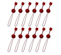 Dybnuhoc Adjustable Christmas Hanging Hooks, 12 Pack Non-Slip Clips for Holiday Decorations, Perfect for Hanging Lights, Wreaths, Garlands, and Stockings on Mantle, Door, Wall, Patio, or Tree Setup