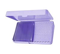 Dybnuhoc Almohadilla limpiadora de brochas de maquillaje, con de almacenamiento perfumada de jabón, limpiador de brochas cosméticas, champú, para mujeres, estudiantes, principiantes, viajes