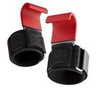 Dybnuhoc Correas de muñeca para levantamiento de pesas, gancho de agarre para dominadas, ganchos acolchados ergonómicos para entrenamiento, hogar, entrenamiento de fuerza, gimnasio