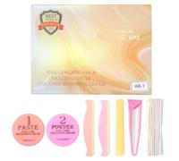 Dybnuhoc Kit de cuidado de uñas, con kit de de brillo pulidor, juego de herramientas de manicura para mujeres principiantes, profesionales, en casa, citas, bodas, cumpleaños, día de