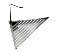 Dybnuhoc Portable Foldable Metal Dish, Rack Triangle Rustproof, with 22cm Drying System, Lightweight Quality Design Unit, Easy Setup Gear, Sink Dish Drainer, for Kitchen Organization Indoor Home Uses