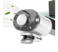 Dybnuhoc Ventilador Portátil Con Abrazadera,Refrigeración De Batería De 199 Velocidades,Mini Ventilador Personal - Para Asiento Trasero Camping Tienda Al Aire Libre Pesca Barbacoa Picnic Playa Oficina