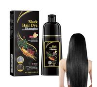 Dyceittdia 100ml Champú Tinte, Champú tinte instantáneo, 3 en 1 Instantáneo Champú para el Cabello Negro, Hidratación Capilar, Champú limpiador y Reparador, Negro, hair3