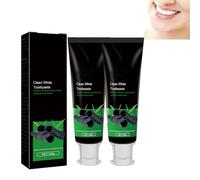 Dyceittdia 2PCS Bamboo Charcoal Toothpaste, Bamboo Charcoal Deep Teeth Whitening Toothpaste, Limpia Manchas y Olores Bucales, Aclara y Blanquea los Dientes Toothpaste,2PCS*100g,Toothpastes (03)