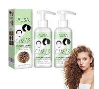 Dyceittdia 2pcs Curl Hair Defining Cream, Crema para Definir Rizos, Crema Voluminizadora para Cabellos Rizados, Hidratación Fluffy Fijación Duradera, 2pcs*50ml,hair1