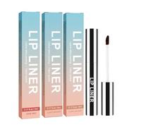 Dyceittdia 3PCS Lápiz de Contorno de Labios Extraíble, Perfilador de Labios peel-off, Perfilador de Labios Voluminizador, 3PCS*5ml, marrón oscuro y marrón claro y marrón oscuro, lipsticks2