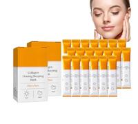 Dyceittdia 40PCS Mascarilla de Colágeno, Mascarilla Reafirmante de Colágeno, Mascarilla de Colágeno No Wash, Mascarilla Hidratante de Colágeno, facial máscara1