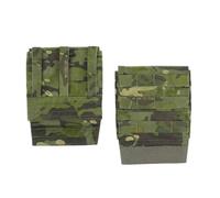 DYCZMALQ 1 par de fundas laterales para arnés AVS de 6 x 6 pulgadas, bolsa protectora lateral ajustable para chaleco táctico Molle (WL)