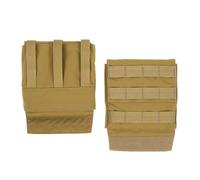 DYCZMALQ 1 par de fundas laterales para arnés AVS de 6 x 6 pulgadas, bolsa protectora lateral ajustable para chaleco táctico Molle (T)