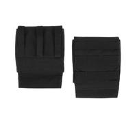 DYCZMALQ 1 par de fundas laterales para arnés AVS de 6 x 6 pulgadas, bolsa protectora lateral ajustable (BK)