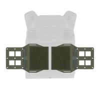 DYCZMALQ 2 alas de expansión tácticas Molle para chaleco, soporte de placa de soporte, soporte de bolsas de radio, accesorios MK5 (OD)
