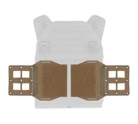 DYCZMALQ 2 alas tácticas de expansión Molle para chaleco, soporte de plataforma, soporte de radio, accesorios MK5 (T)