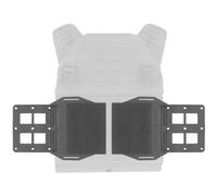 DYCZMALQ 2 alas tácticas de expansión Molle para chaleco, soporte de plataforma, soporte de radio MK5, accesorios de equipo de pecho (G)