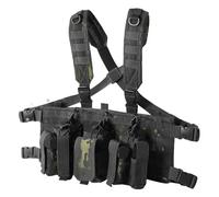 DYCZMALQ Bolsa táctica de caza CS Airsoft para tiro Molle en el pecho, chaleco militar de combate de liberación rápida con bolsa de cargador (BCP)