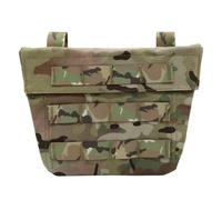 DYCZMALQ Bolsa táctica modular para panel de abdomen, bolsa protectora de entrepierna, correa Molle con acolchado de espuma, para CS Hunting Airsoft (CP)