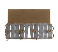 DYCZMALQ Chaleco táctico con panel MOLLE de extensión vertical con cordón elástico para portaplacas, accesorios de caza de airsoft (T)