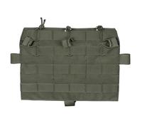 DYCZMALQ Molle - Panel frontal táctico, accesorios de caza, solapa frontal desmontable, bolsa triple para chaleco táctico AVS JPC2.0 FCSK2.0 (OD)