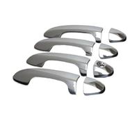 DYDGUTUFB Exteriores para Puertas Accesorios para Coche Cubierta Manija Puerta Negra ABS Estilo Coche para Toyota para Hilux para Revo 2016 2017 2018 2019 2020 2021 4x4 4x2(Chrome)