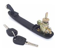 DYDGUTUFB Exteriores para Puertas Manija Puerta Delantera Izquierda Derecha para Seat para Alhambra 1996-2010 con Cilindro Cerradura Pasador 33 Mm 6K0837205 Y 6K0837206