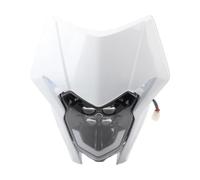 DYDGUTUFB Faro Delantero Motocicleta Para CRF 150 230 250 300 450 Pit Dirt Bike Motocross Enduro Faro LED Universal(Blanco)