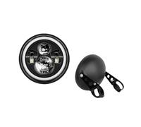 DYDGUTUFB Faros Delanteros Para Moto Para Faro LED Para Motocicleta De 7 Pulgadas Faro Redondo Universal De 7.5 Pulgadas(A Set)