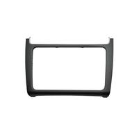 DYDGUTUFB Marco De Radio para VW para MQB para Polo 6C 6R 2014 2015 2016 2017 Marco De Radio MIB Unidad Principal Pantalla Bisel Placas De CD Marco Decorativo Panel(Matte Black)