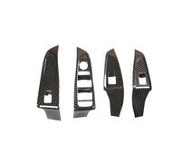 DYDGUTUFB Para 3 Series G20 2020 2021 2022 2023 2024 2025 LHD ABS Panel Elevación Vidrio Para Coche Moldura Cubierta Marco Adhesivo Manija Puerta Interior(Carbon look)