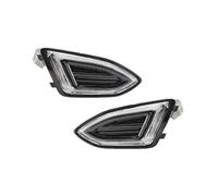 DYDGUTUFB Para Ford Para Edge US Modelo 2015-2018 Faros Delanteros LED DRL Para Coche Luz Antiniebla Marco De Cubierta Rejilla Luces Diurnas (Pair)