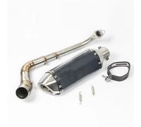 DYDGUTUFB para NMAX 155 NMAX155 NMAX 125 NMAX125 con Escape De Motocicleta Sistema Completo Enlace Medio Delantero Tubo De Enlace De Escape(1)