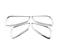 DYDGUTUFB Pegatinas Cubierta Cuenco Decoración Marco Manija Puerta Interior Coche Pegatinas Para Ford Para Focus 3 MK3 2015 2016 2017 2018 Manija Puerta Interior(Plata)