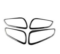 DYDGUTUFB Pegatinas Cubierta Cuenco Decoración Marco Manija Puerta Interior Coche Pegatinas Para Ford Para Focus 3 MK3 2015 2016 2017 2018 Manija Puerta Interior(Black)