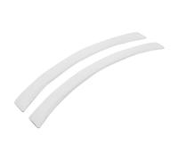 DYDGUTUFB Rueda de Coche de la ceja Guardabarros De Coche, Kit De Carrocería con Forma De Ceja Y Guardabarros, Cubierta Protectora, Guardabarros Universal, 2 Piezas Guardabarros(Blanco)