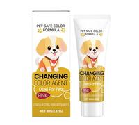 Dye para el cabello del perro - suministros de mascotas de larga duración, agente de cambio de color de gato nutritivo - para gato cachorro pequeño medio grande gran viaje de viaje en el hogar